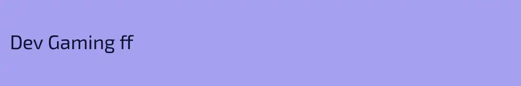 Dev Gaming ff